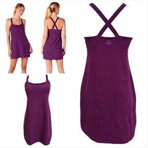 Beyond Yoga Plum Move It Spacedye Dress w/ Shorts - XL | Athleisure & Pilates